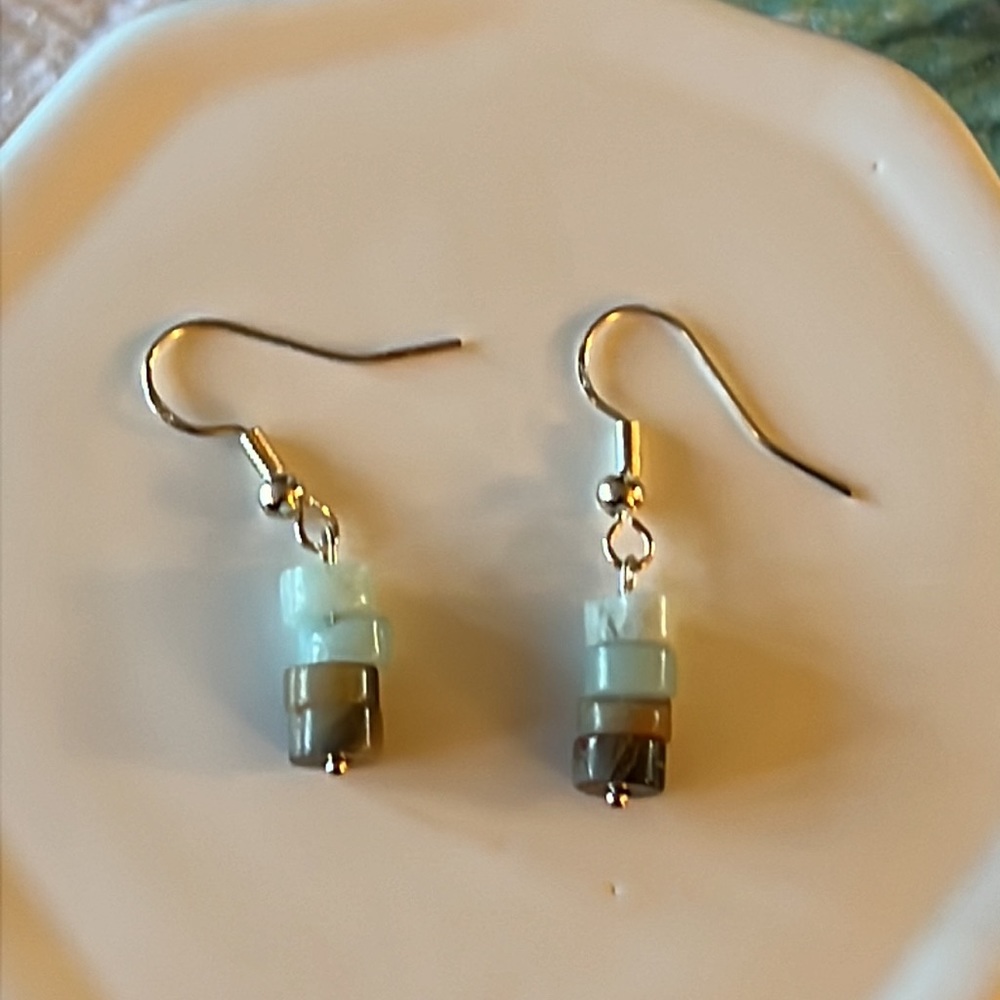 Serpentine Jasper Earrings